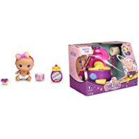 The Bellies From Bellyville - Kuki Cute- Muñeca bebé interactiva- A Partir de 3 años- (Famosa 700015143) + Potty Car…